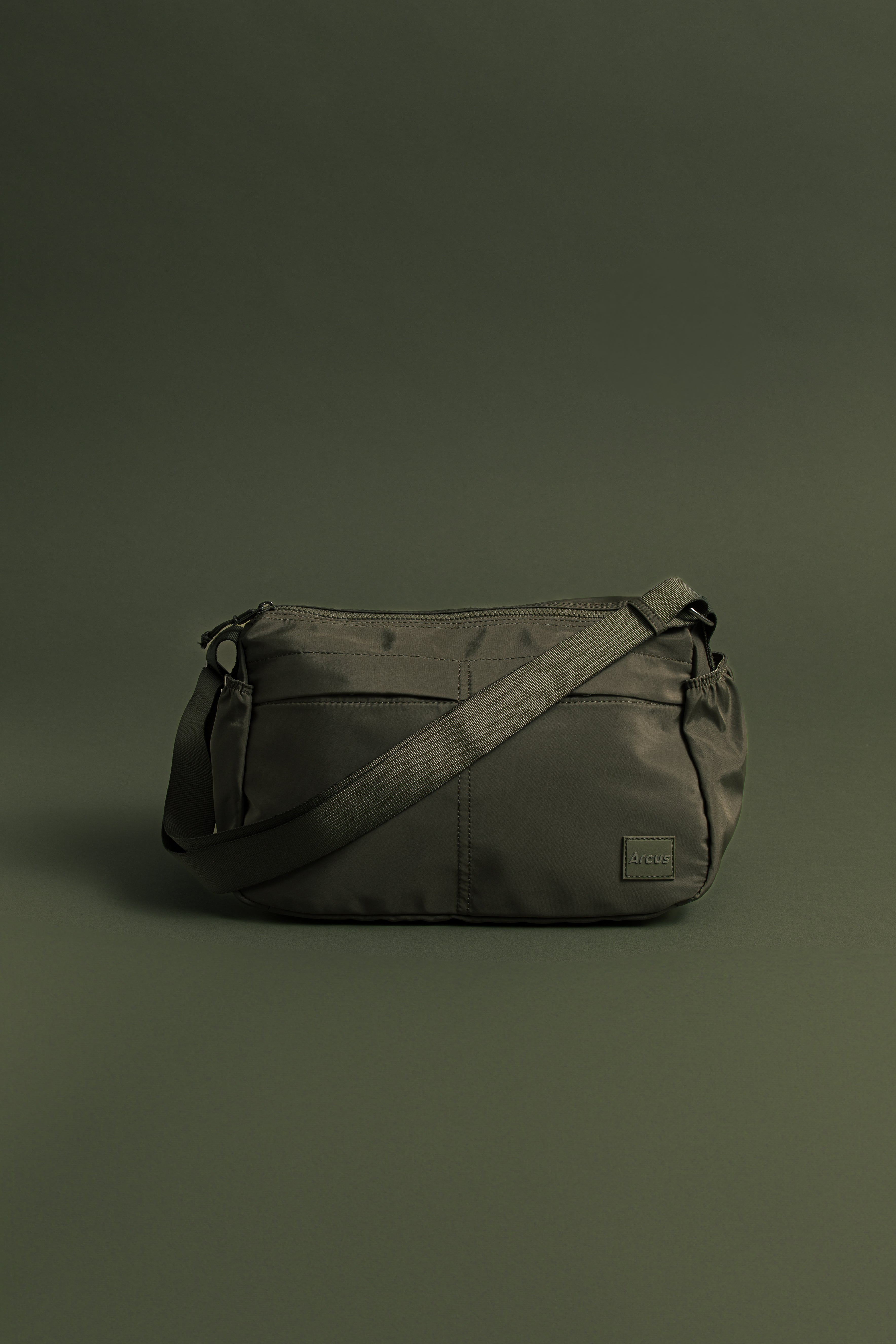 Army green messenger bag online